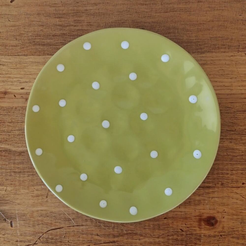 Maxwell Williams SPRINKLE Lime Green Salad Plate